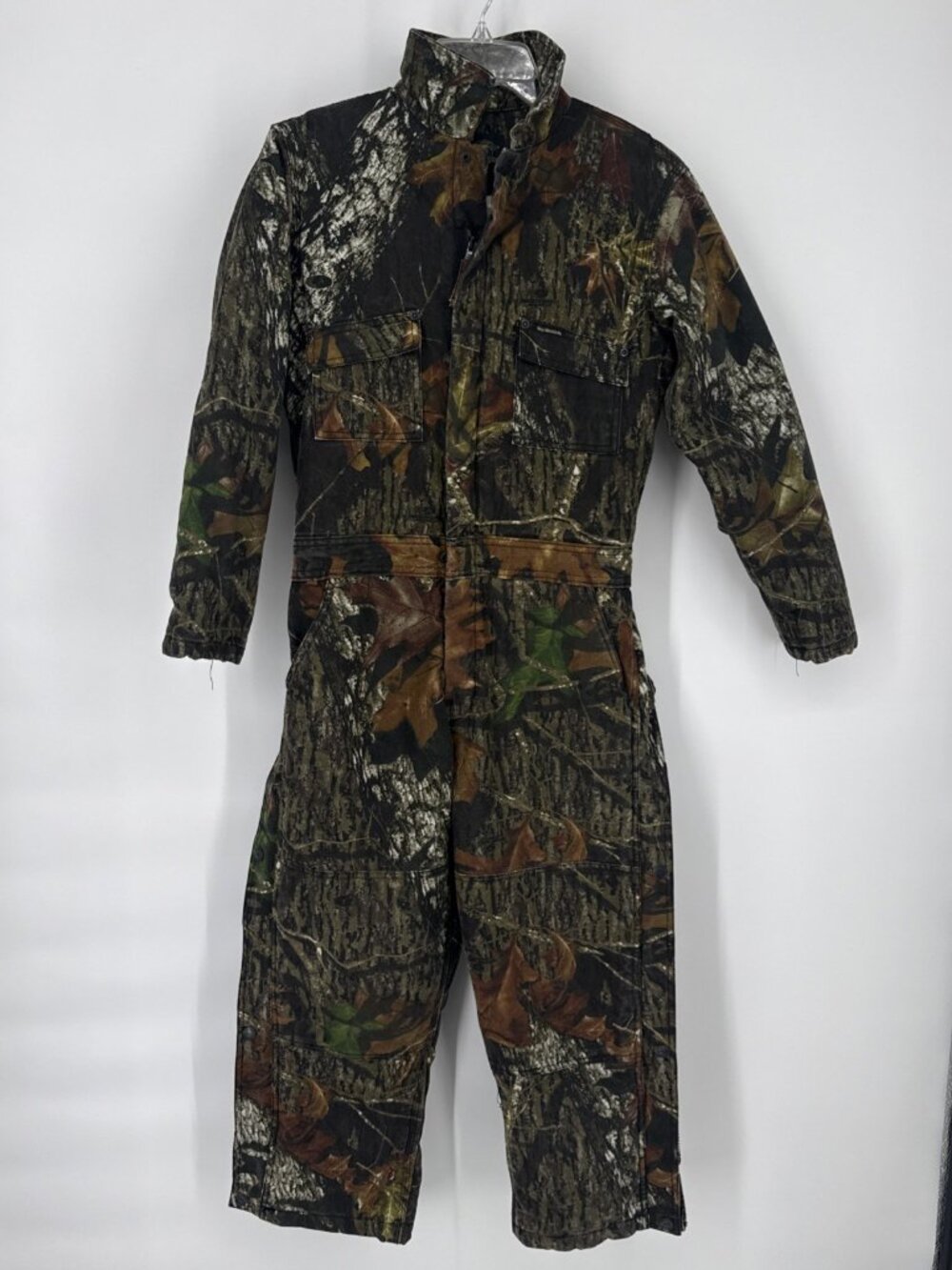 Wolf Mountain Kids Medium Camo Camouflage Overall Coveralls Hunting Insulated
